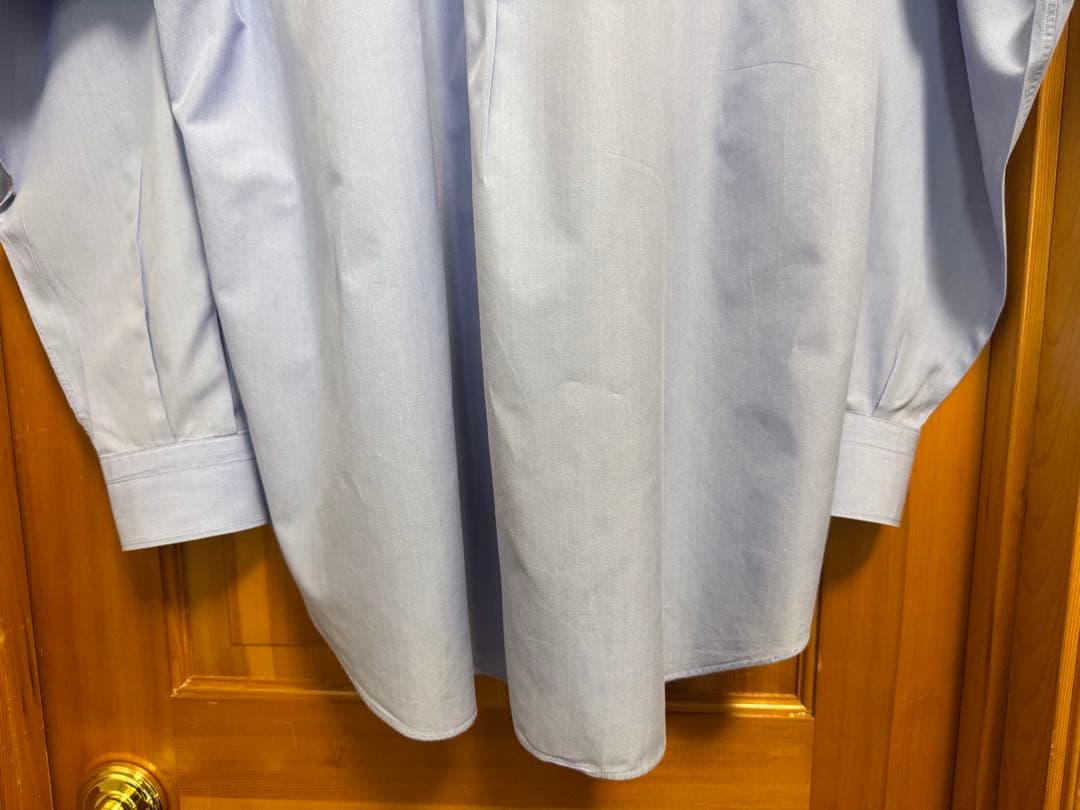 【サイズ2】　COMOLI　コモリシャツ 2020SS ブルー