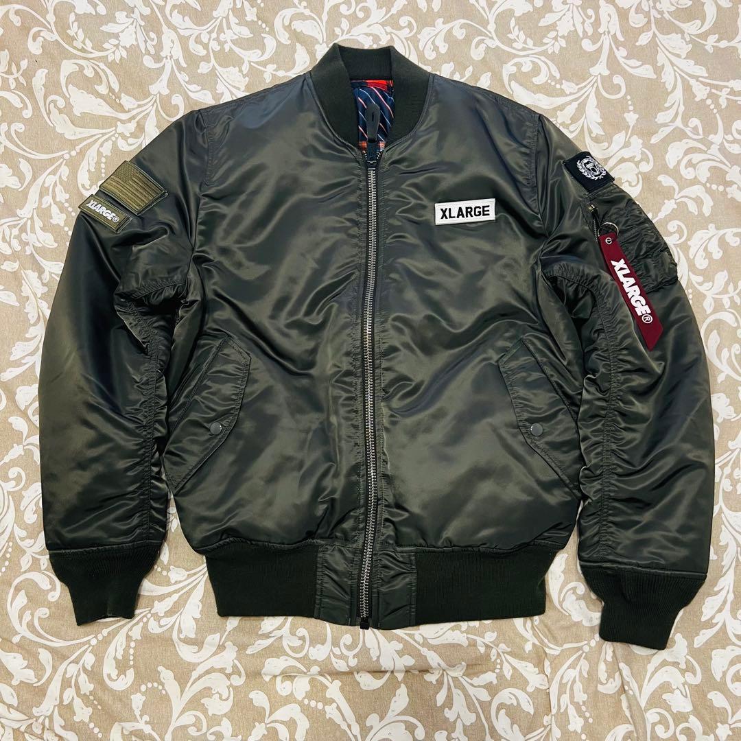 【正月SALE】XLARGE×ALPHA MA-1 ジャケット リバーシブル