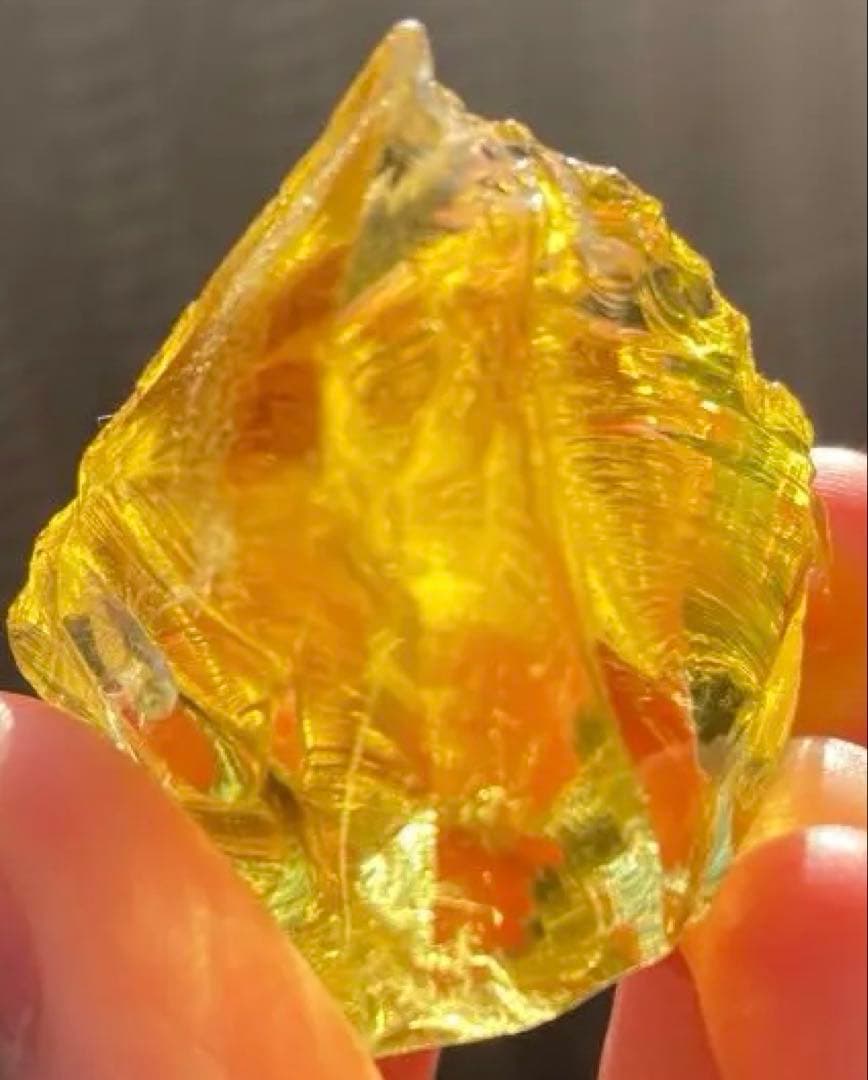 【レモンイエロー】アンダラクリスタル シエラネバダ産 36g 原石