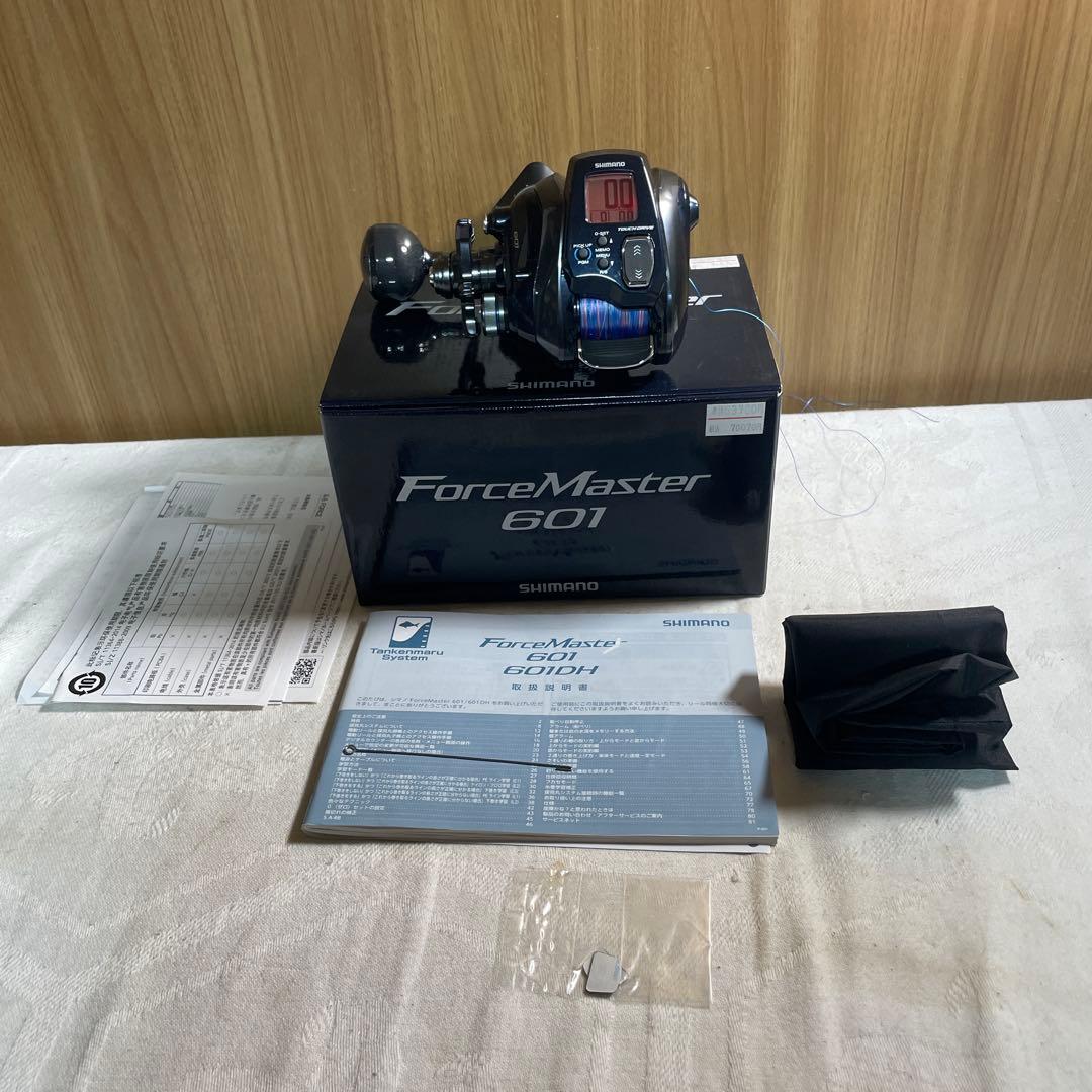 【新品・未使用】シマノ 20 フォースマスター 601（左ハンドル） 電動リール