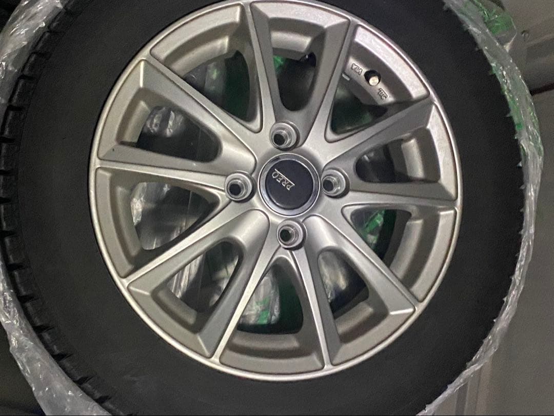 【引取限定】スタッドレスタイヤ 14インチ ホイールセット