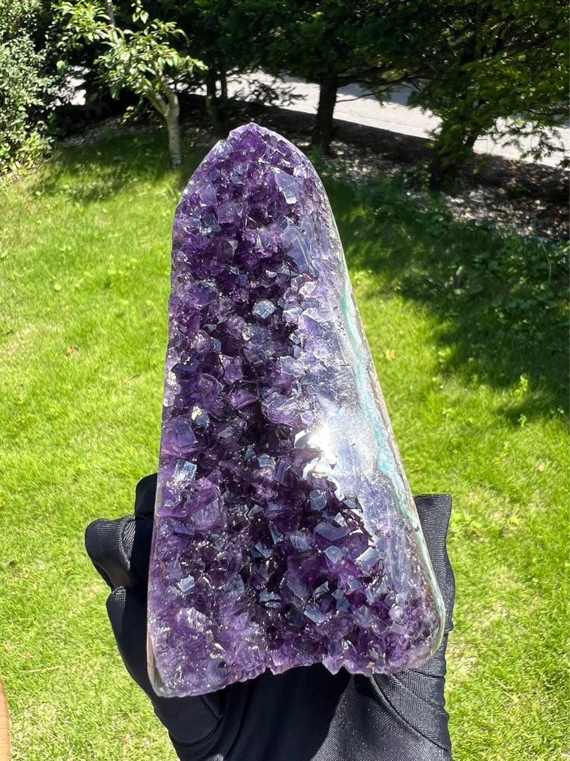 A727 高品質アメジストドーム クラスター ウルグアイ産 パワーストーン