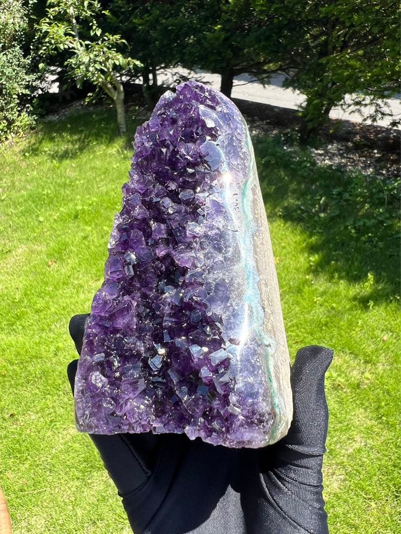 A727 高品質アメジストドーム クラスター ウルグアイ産 パワーストーン