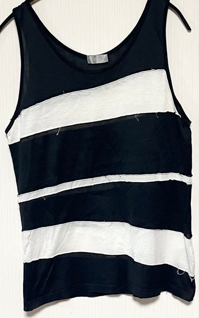 Dior homme 2004 SS strip期 ボーダー タンクトップ