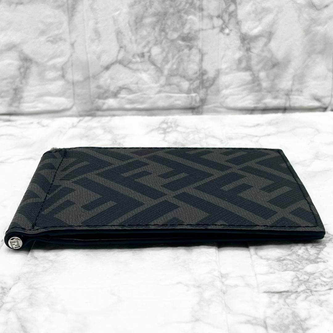 未使用✨フェンディ マネークリップ FF ズッカ ダイアゴナル バイカラー