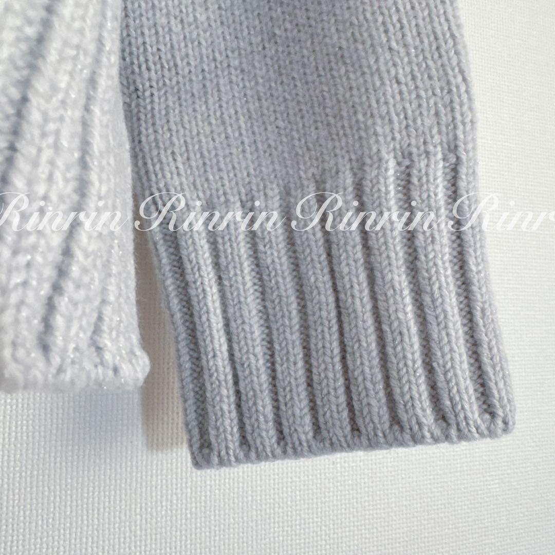 【美品】ANAYI ウールカシミヤドロップショルダー プルオーバー 38