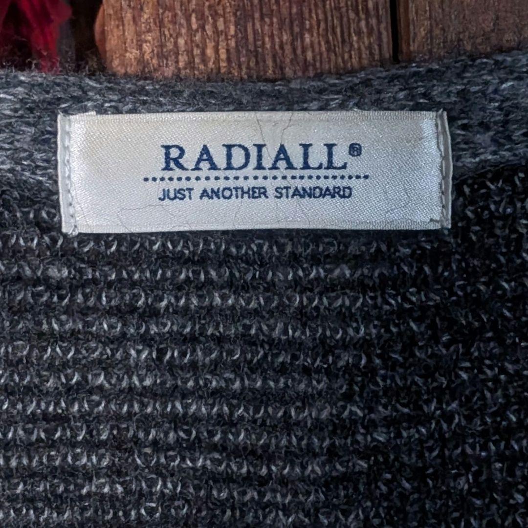 日本製　完売品　RADIAL　毛足長　モヘアカーディガン　アーガイル　希少サイズ