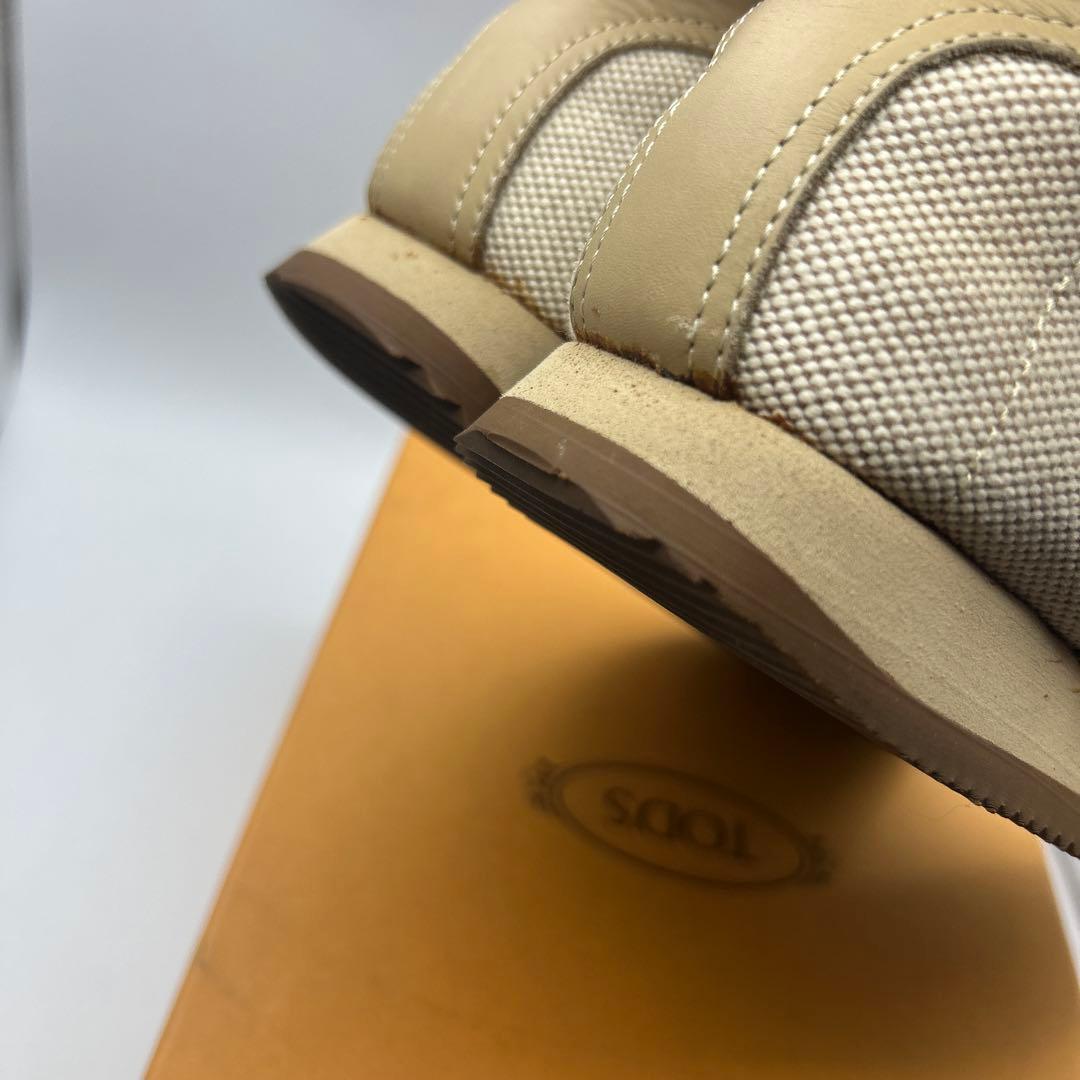 極美品 HERMES キャンバス エルメス クイック スニーカー size37