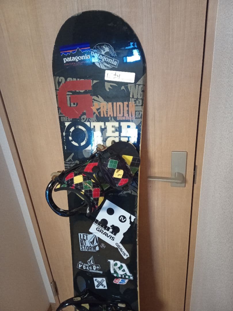 スノーボード　メンズ　3点セット　別料金でブーツ追加対応です