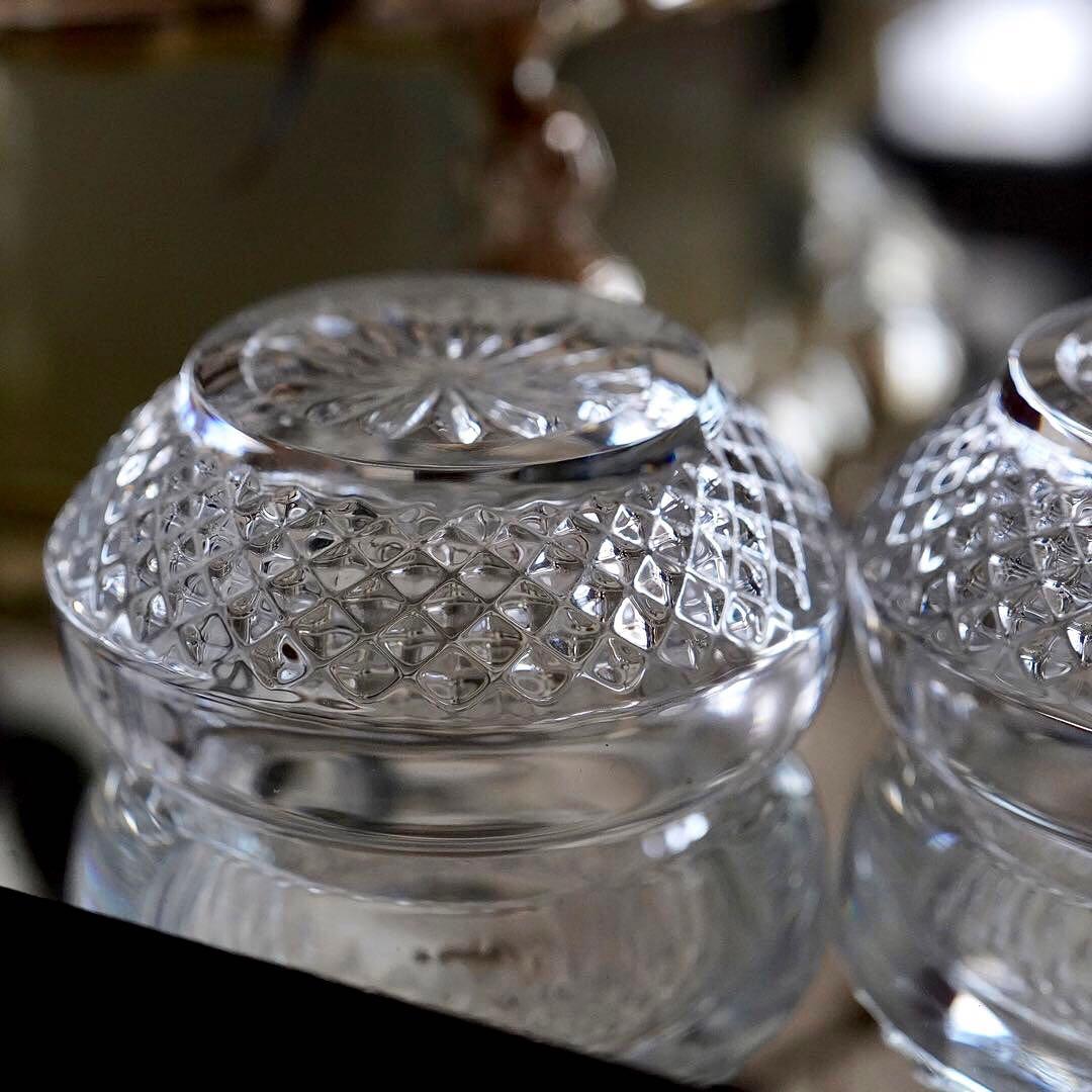 オールドバカラBACCARATバッキンガム★ソルト＆ペッパー 塩胡椒 調味料入れ