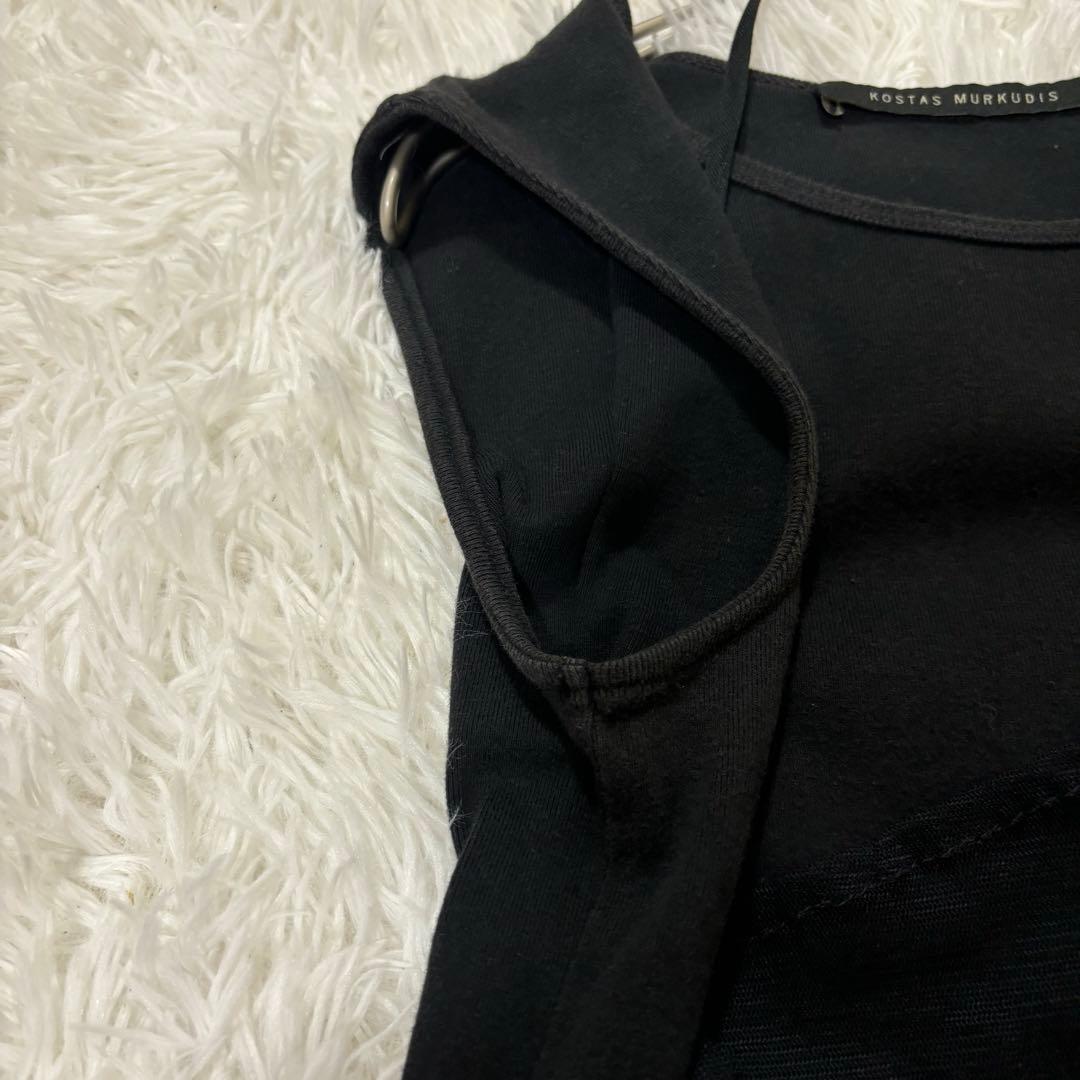 kostas murkudis コスタスムルクディス　ブラックタンクトップ　36