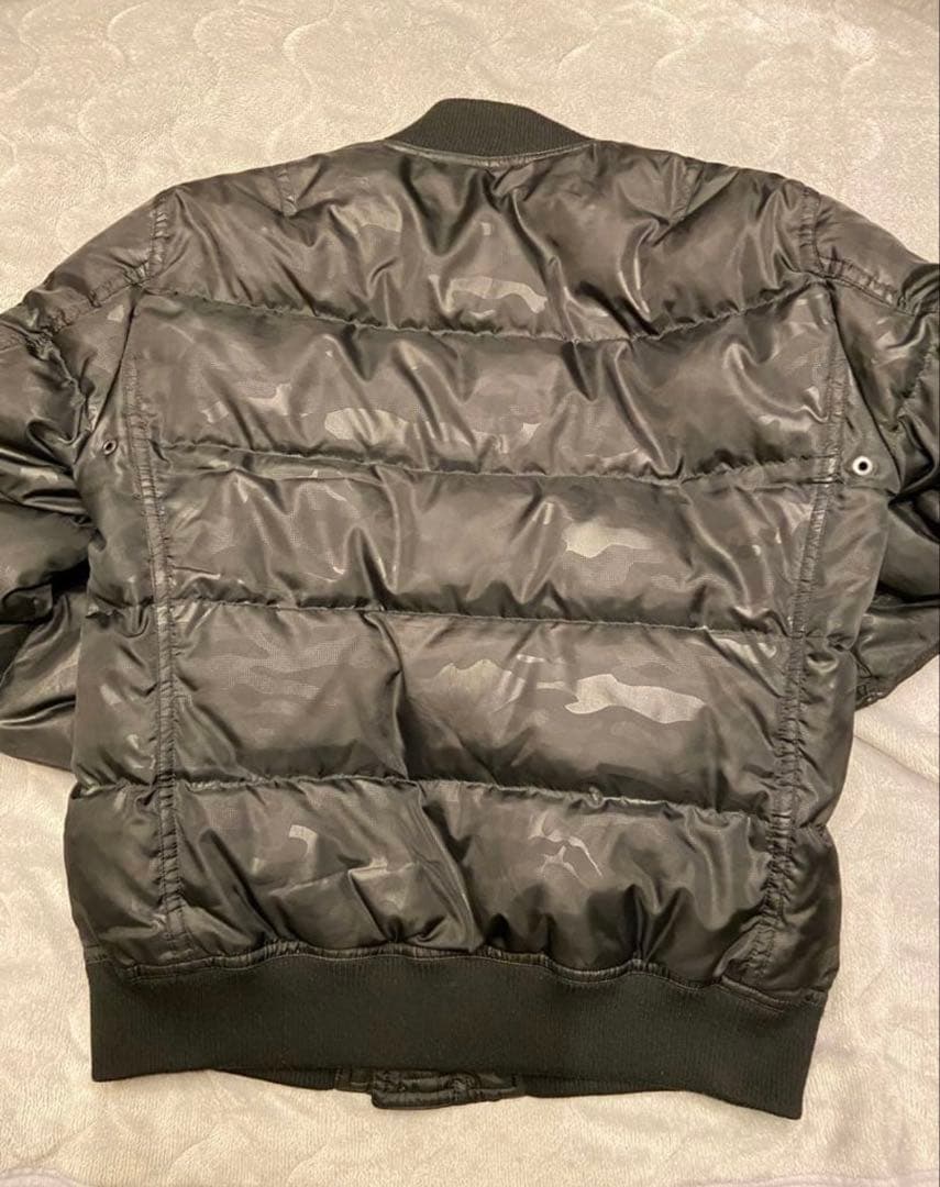 BLACK LABEL MA-1ジャケット ブラック 迷彩