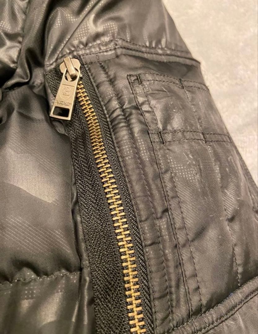 BLACK LABEL MA-1ジャケット ブラック 迷彩