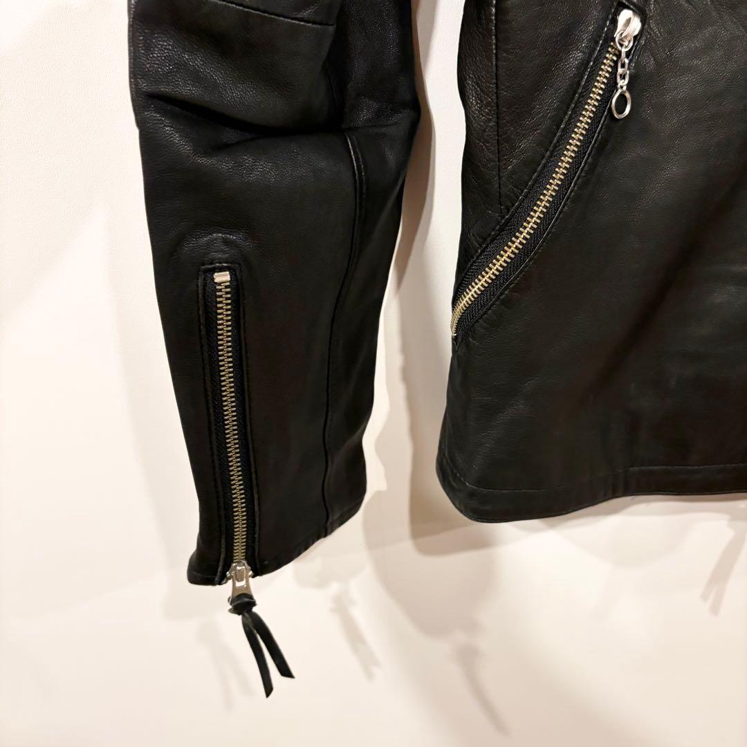 BEAUTY&YOUTH ブラック　レザージャケット　黒　ジャケット