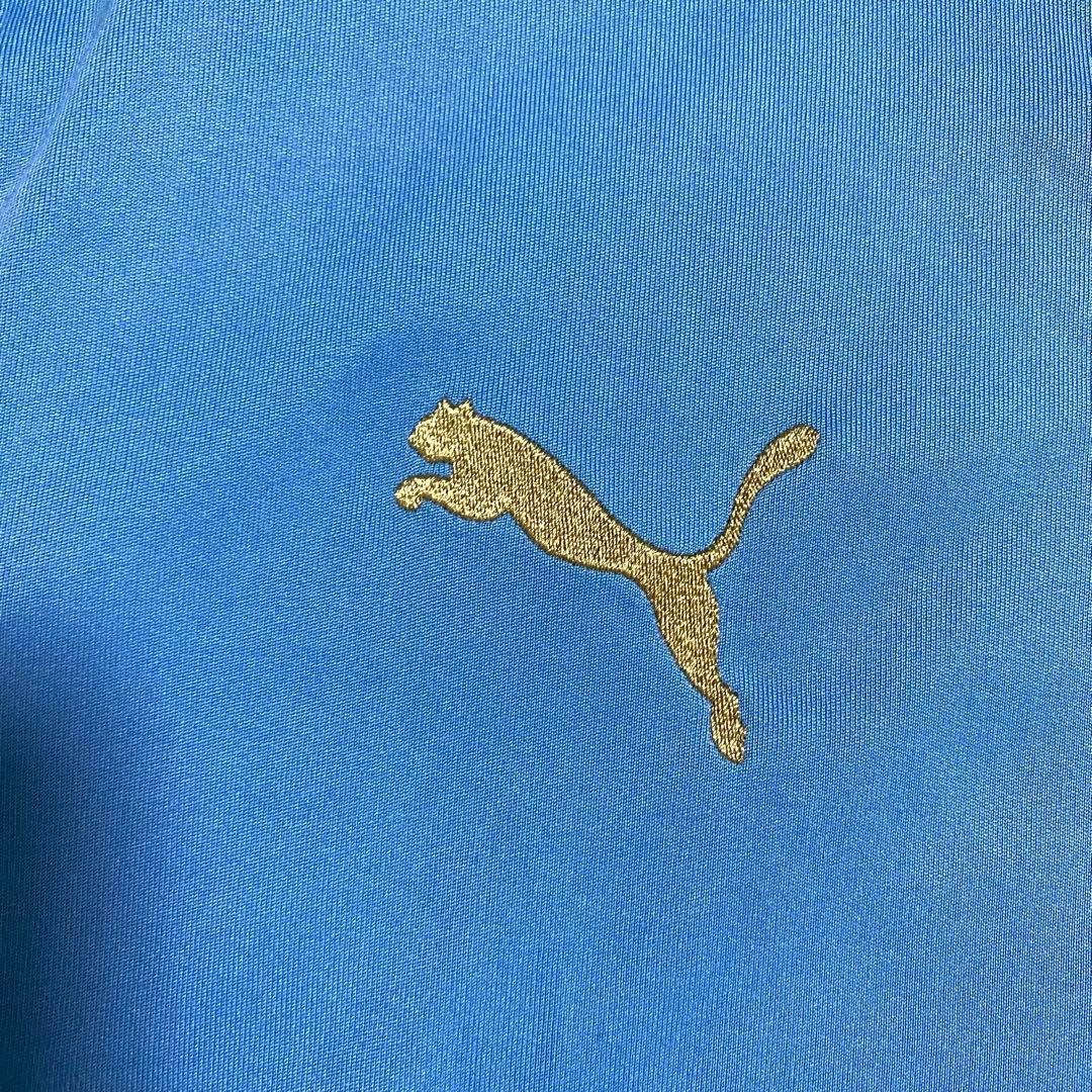 ウルグアイ代表　ユニフォーム　ゲームシャツ　刺繍　プーマ　ホーム　水色　L