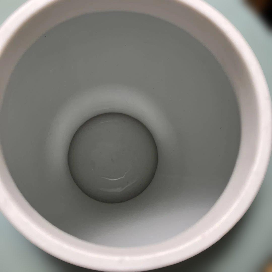 深川製磁 青磁 冠付 花瓶 宮内庁御用達 桐箱付き