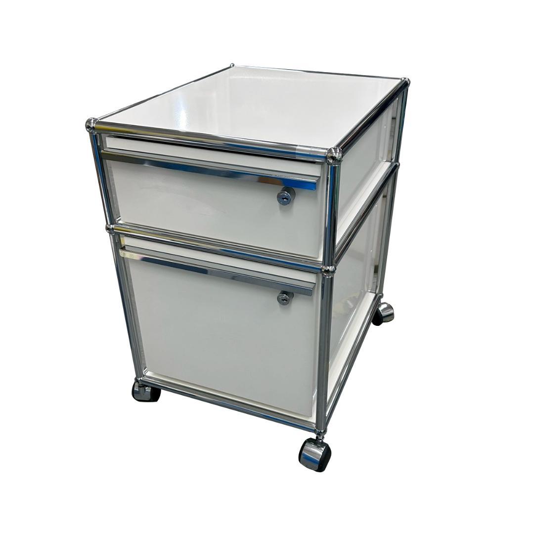 【鍵付き】USM Haller ハラー ワゴン ピュアホワイト