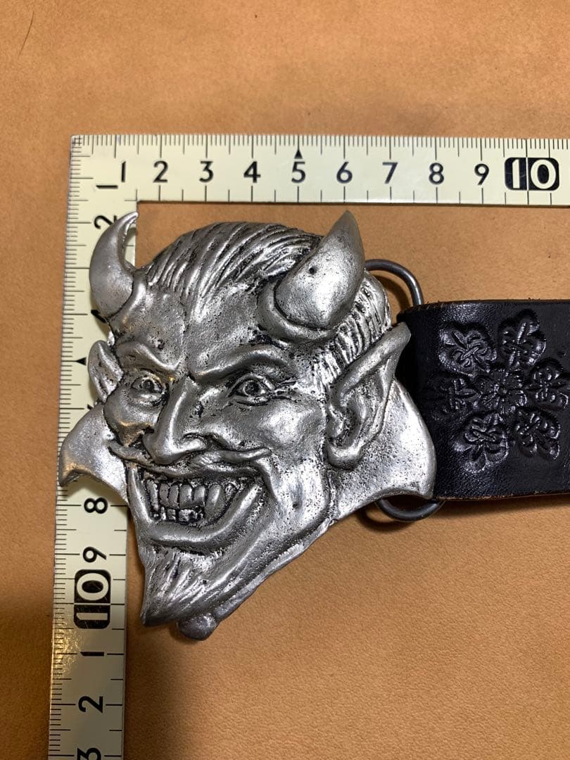 00s ヴィンテージ USA製 レッドデビル サドルレザー ベルト 本革