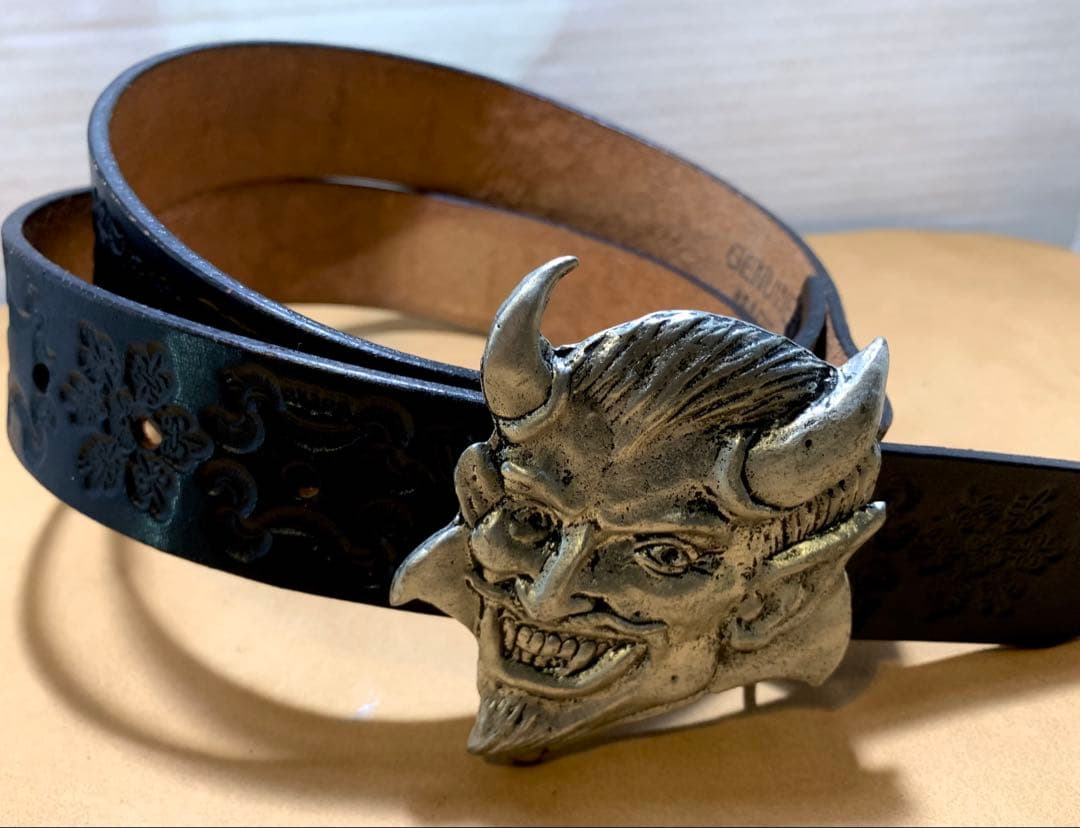 00s ヴィンテージ USA製 レッドデビル サドルレザー ベルト 本革