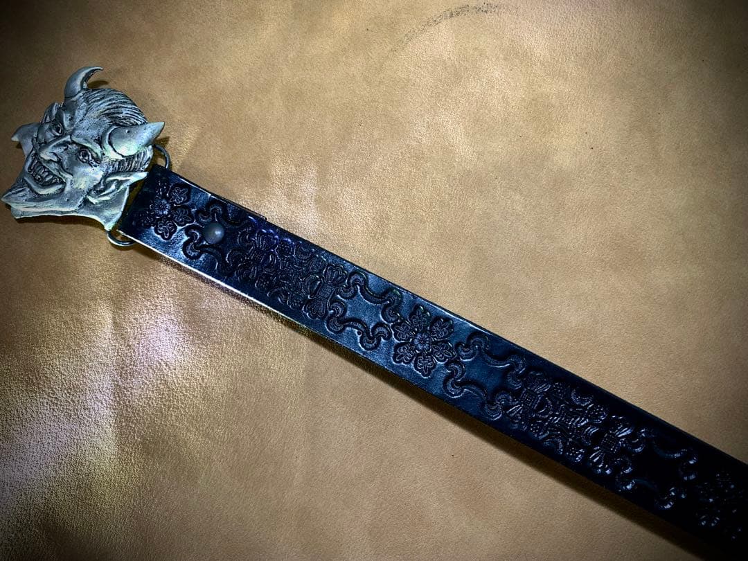 00s ヴィンテージ USA製 レッドデビル サドルレザー ベルト 本革