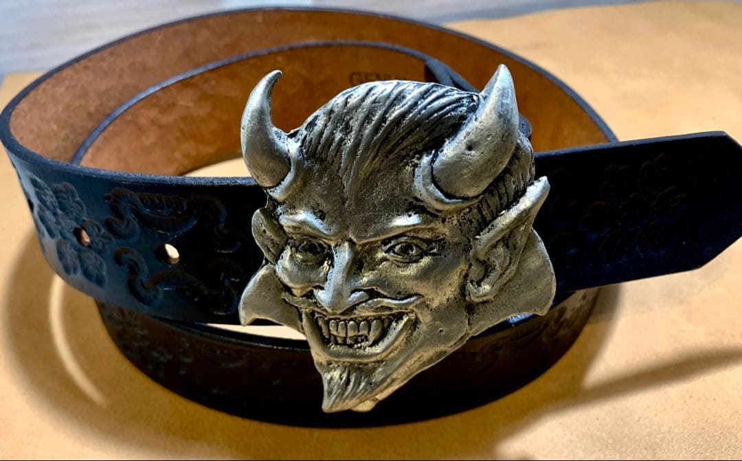 00s ヴィンテージ USA製 レッドデビル サドルレザー ベルト 本革