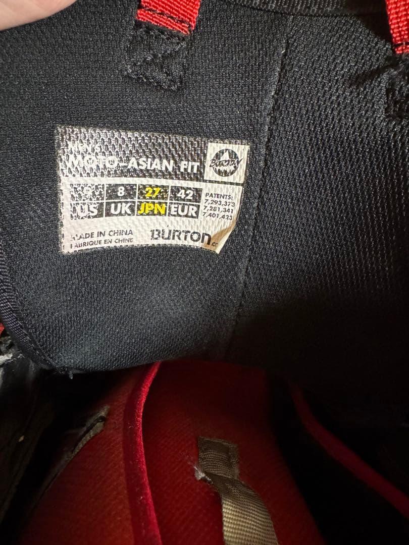 バートン　BURTON MOTO ASIANFIT 27スノーボード　ブーツ