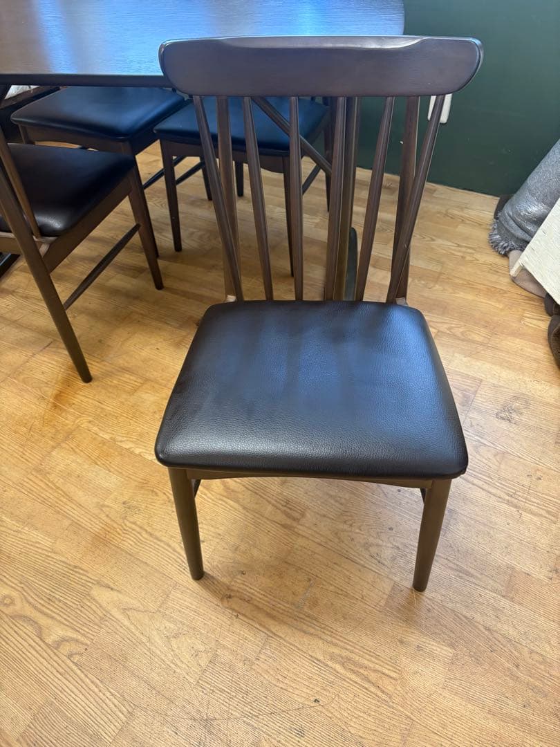 M029 ニトリ ダイニング5点セット 幅1200〜1800mm