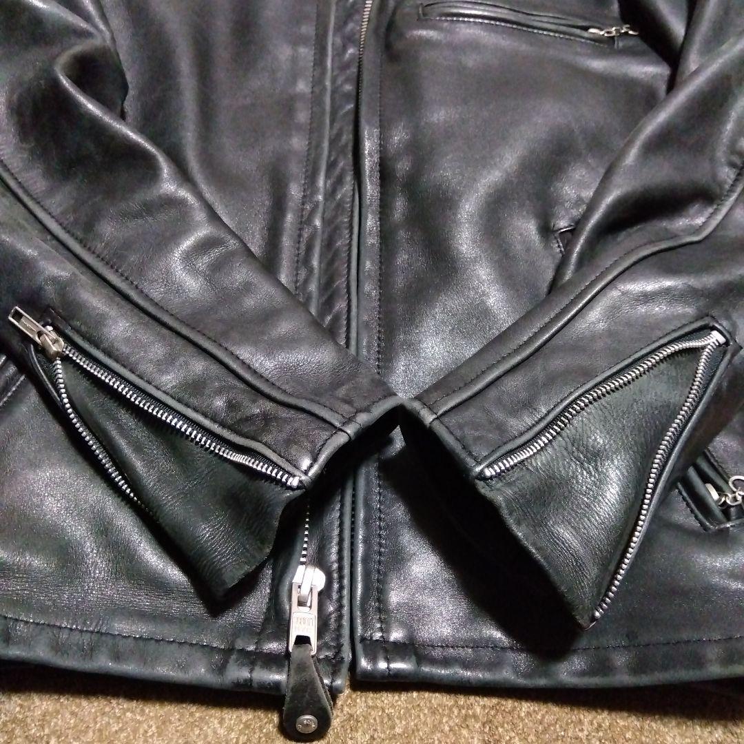 34inch アメリカ製 Schott シングルライダースジャケット