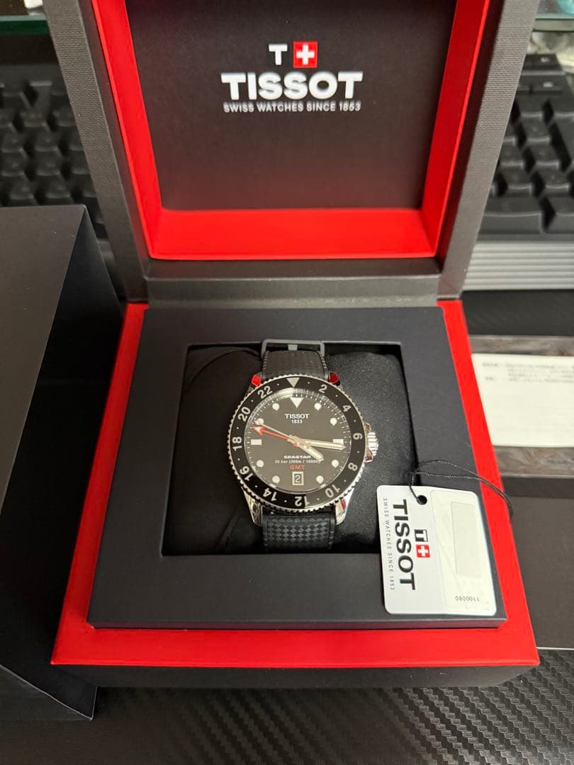 美品 TISSOT シースター1000 GMT クォーツ