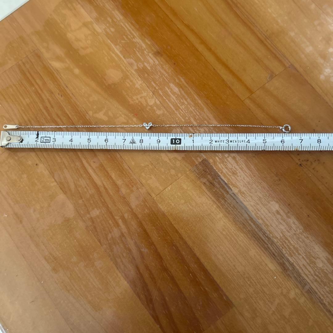 ゆ*国様 canal４℃10Kホワイトゴールドブレスレット