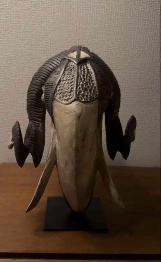 バウレ族牡羊マスク 36cm アフリカンアート 仮面