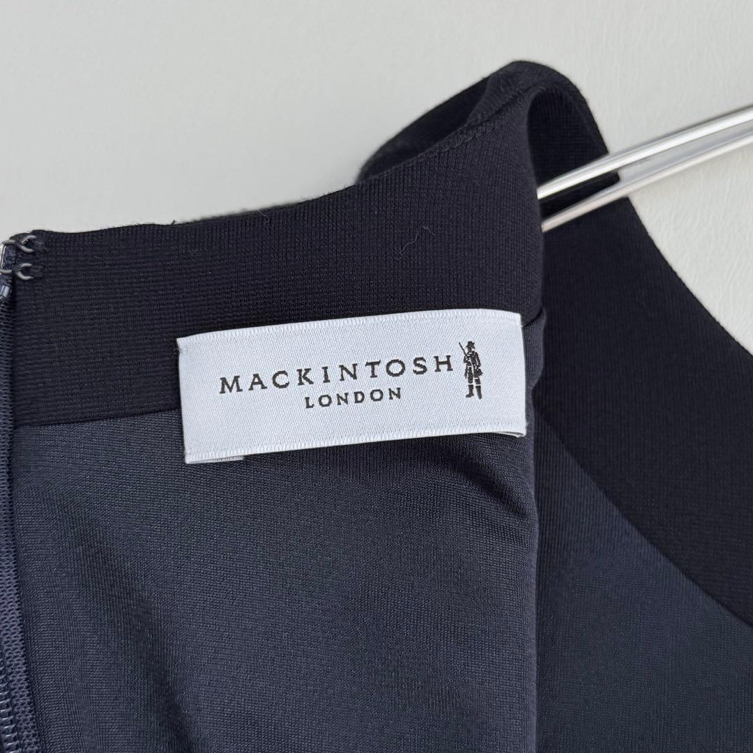 新品✨マッキントッシュロンドン✨ストレッチポンチワンピース　ネイビー　Mサイズ