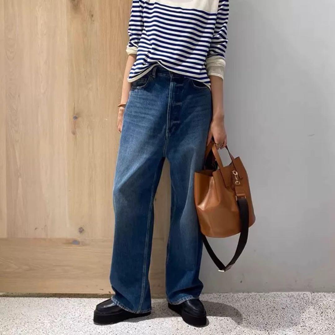 Curensology＜&RC＞ワイドルーズデニムパンツ