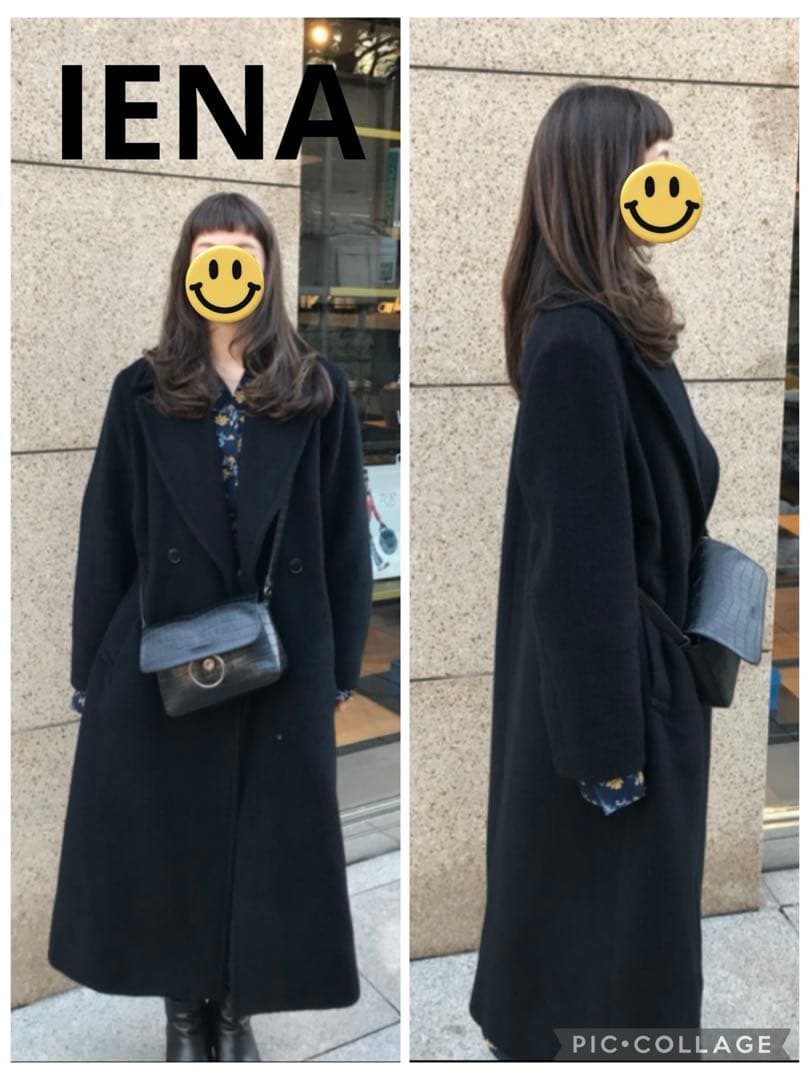 m*様 イエナ　ロングコート　ブラック　38