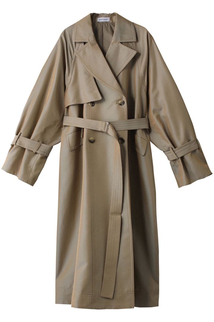 お値下げメゾンスペシャル　ボリュームスリーブトレンチコート