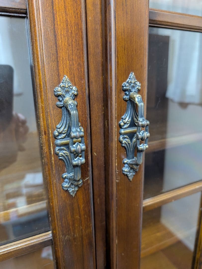 カリモク　コロニアル　書棚　本棚　リビングボード　キャビネット