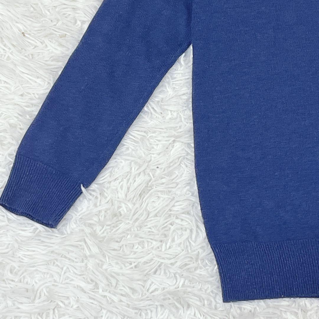 ラッセルノ vネックセーター ネイビー Russeluno ゴルフウェア　4