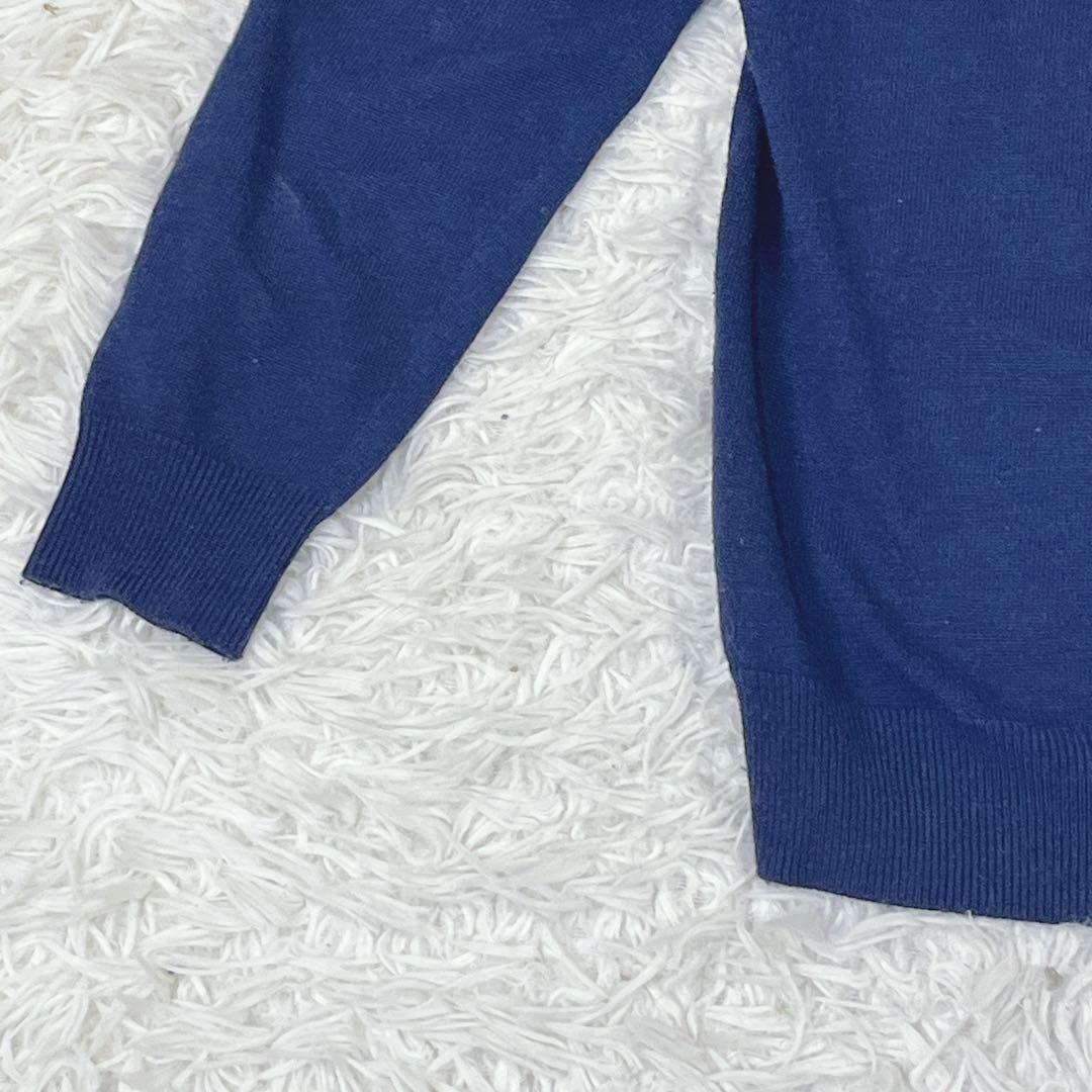 ラッセルノ vネックセーター ネイビー Russeluno ゴルフウェア　4