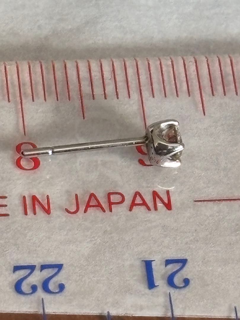 ダイヤモンドピアス 計0.2カラット プラチナ900