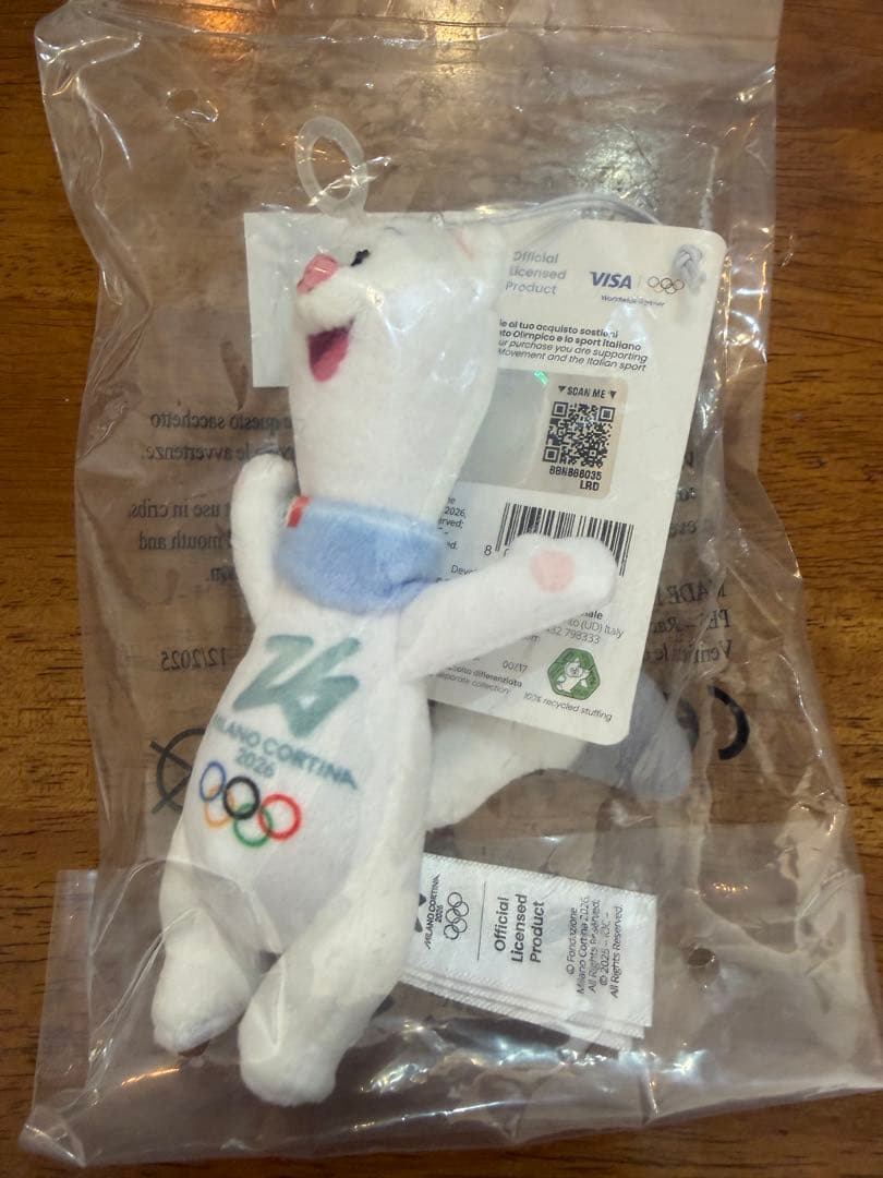 ミラノオリンピック 2026 ぬいぐるみ Tina ティナ 13cm