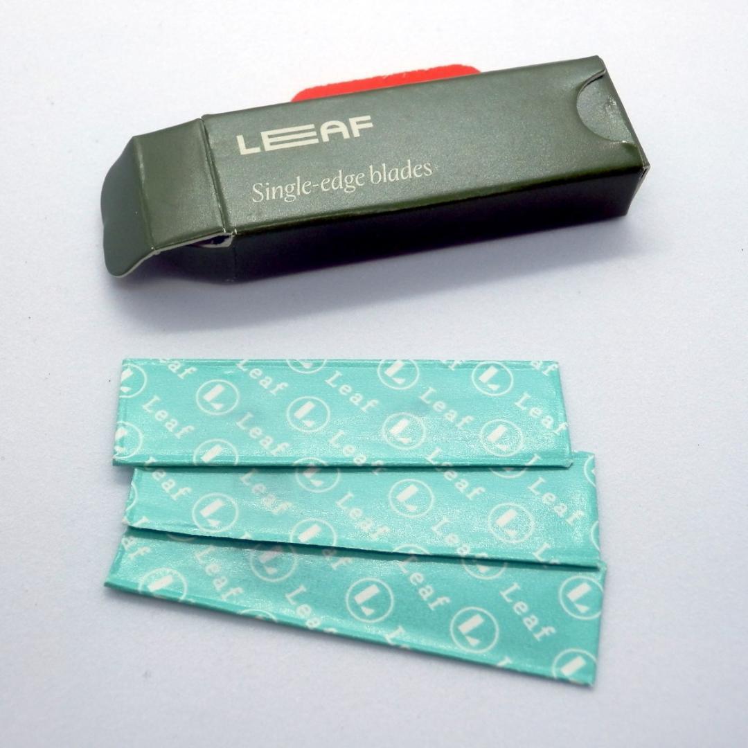 片刃剃刀ホルダー Leaf Twig両刃カミソリ