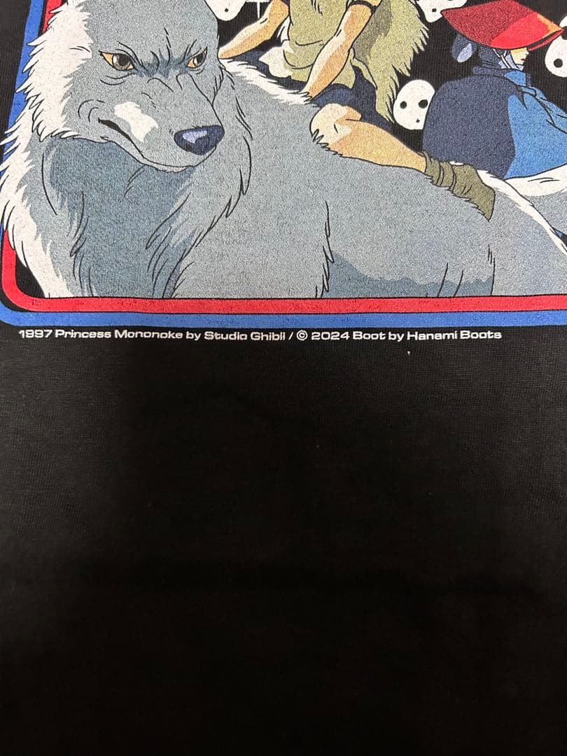 希少 もののけ姫 ブートTシャツ