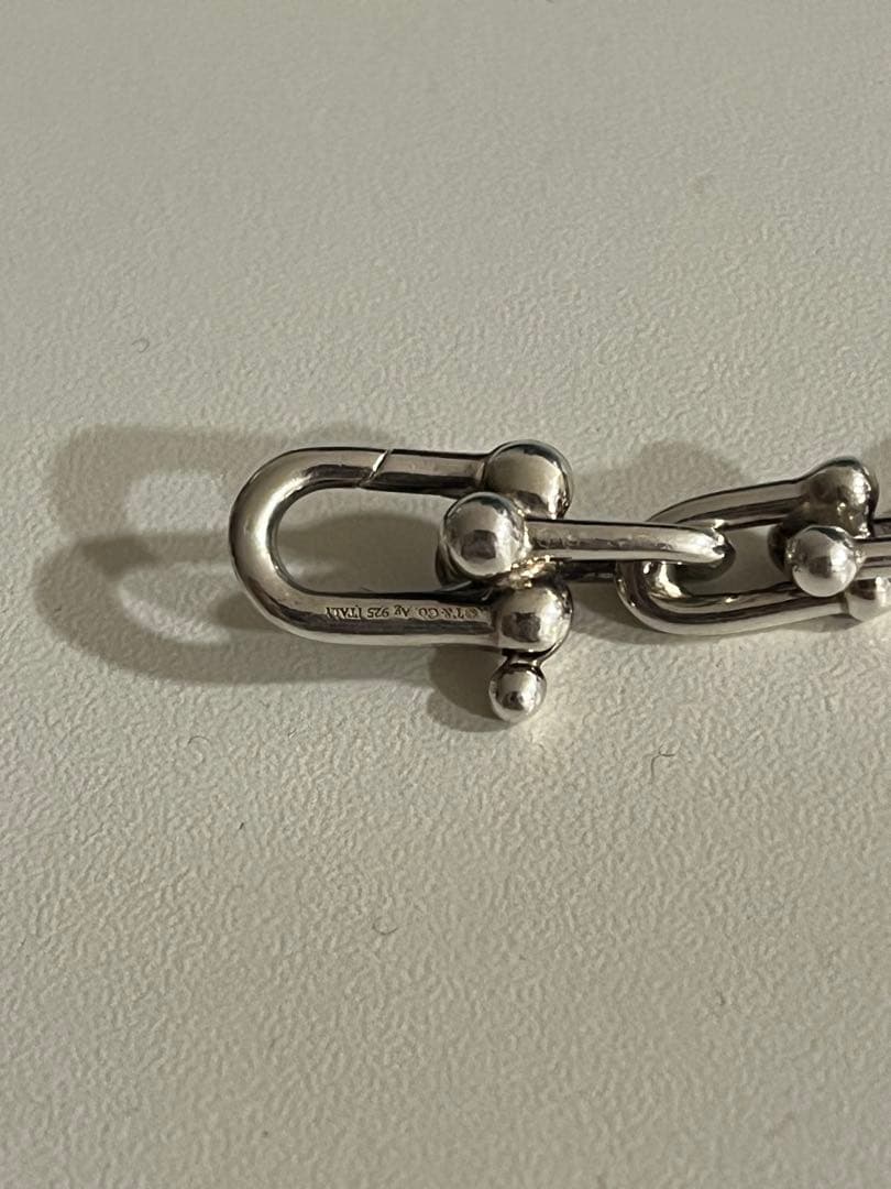 Tiffany & Co. ティファニー ハードウェアスモールリンクブレスレット