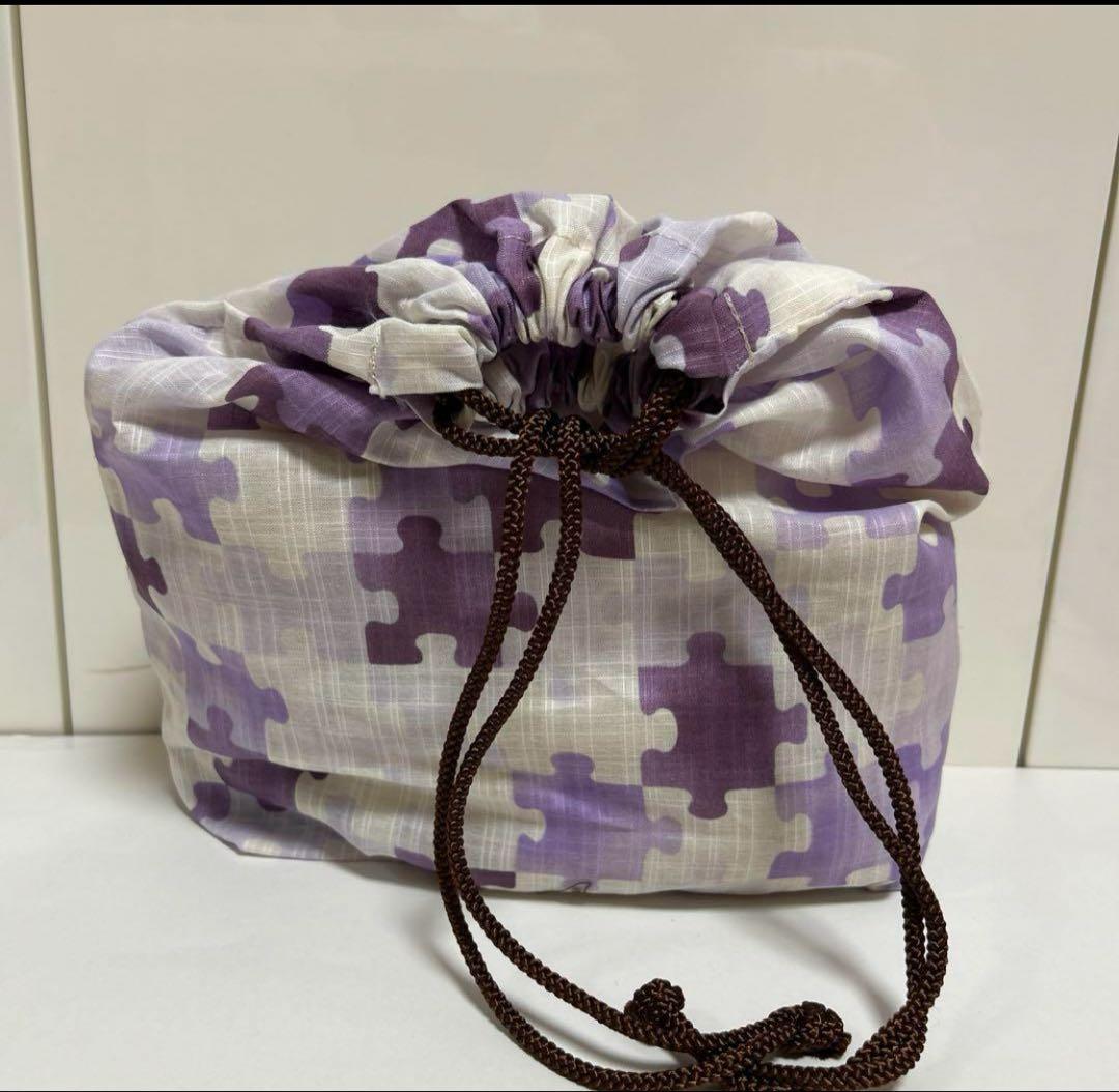 かごバック　かごバッグ　竹 竹製 浴衣ゆかた　麻生地の袋付き　京都　衿秀