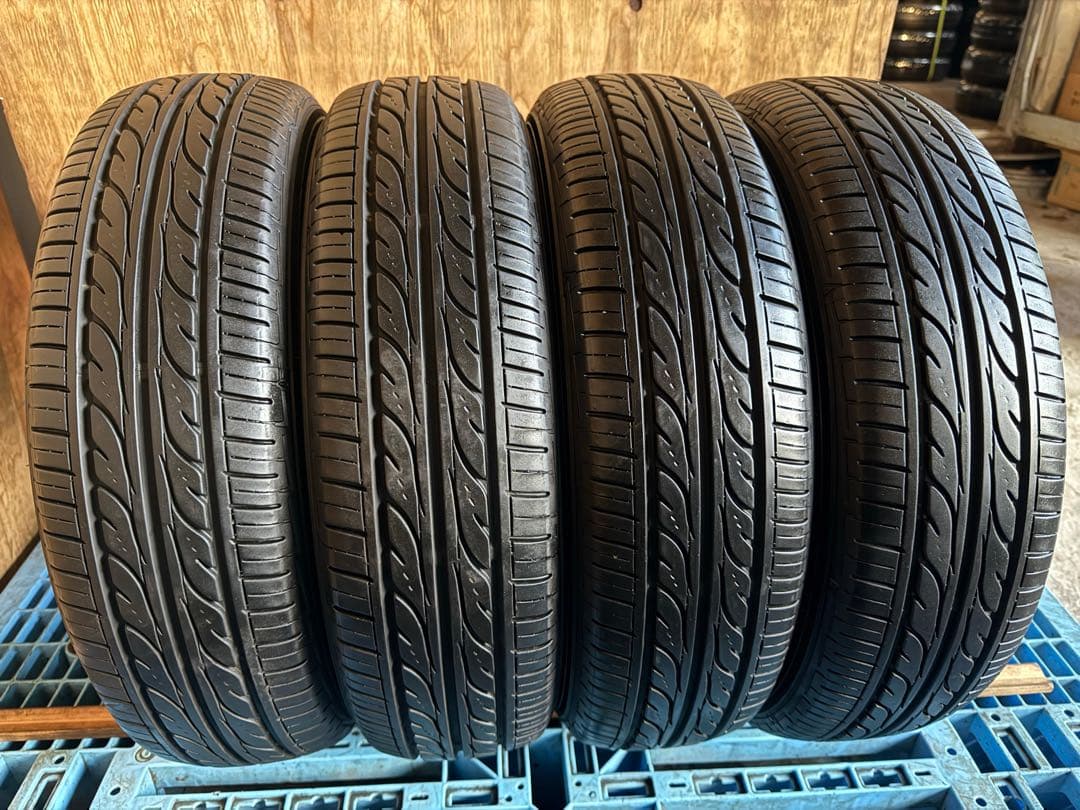 タイヤ・ホイール (580)155/65R14DUNLOP EC202 SUMMER TIRES