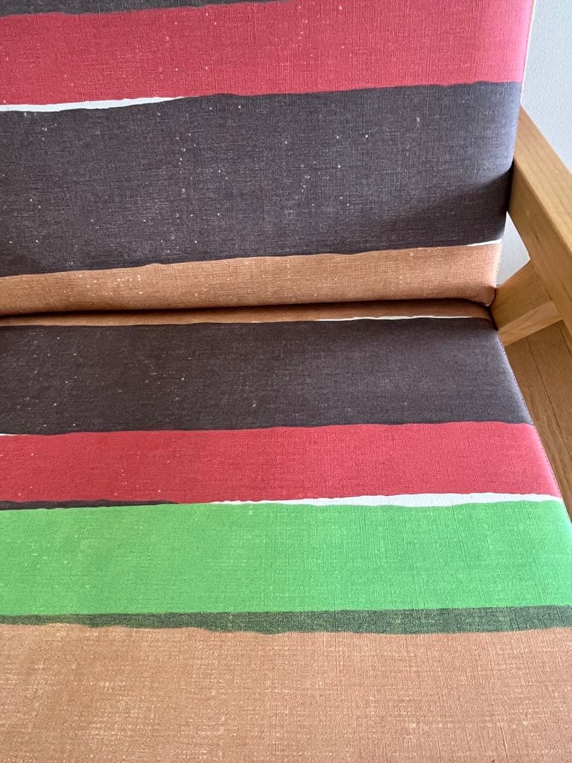 ハンバーガーチェア ② モダン　木製　椅子　カラフル　バーガーキング　美品