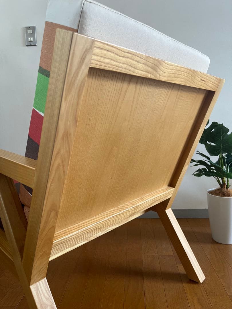 ハンバーガーチェア ② モダン　木製　椅子　カラフル　バーガーキング　美品