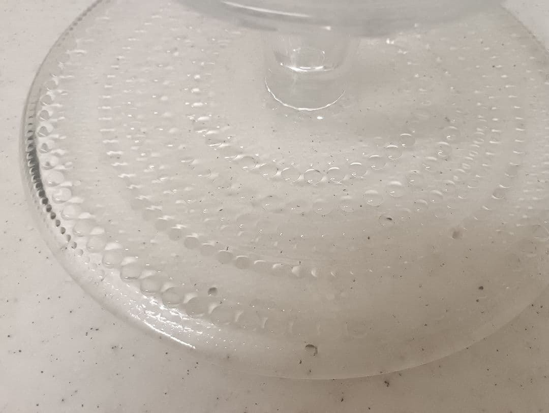 未使用  カステヘルミ ケーキスタンド 24cm クリア