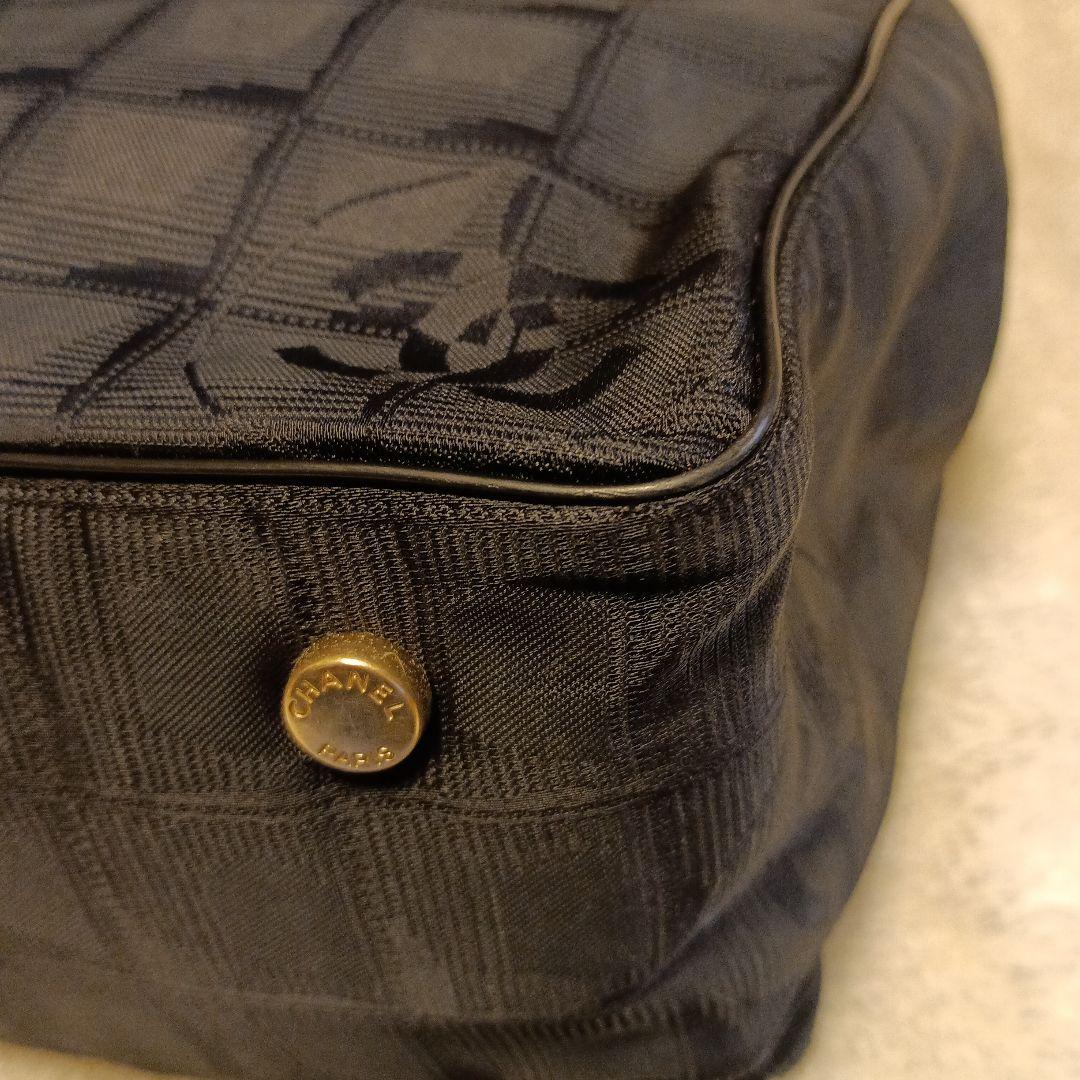 ★週末特価★希少★美品★シャネルブラック トートバッグ トラベルライン★