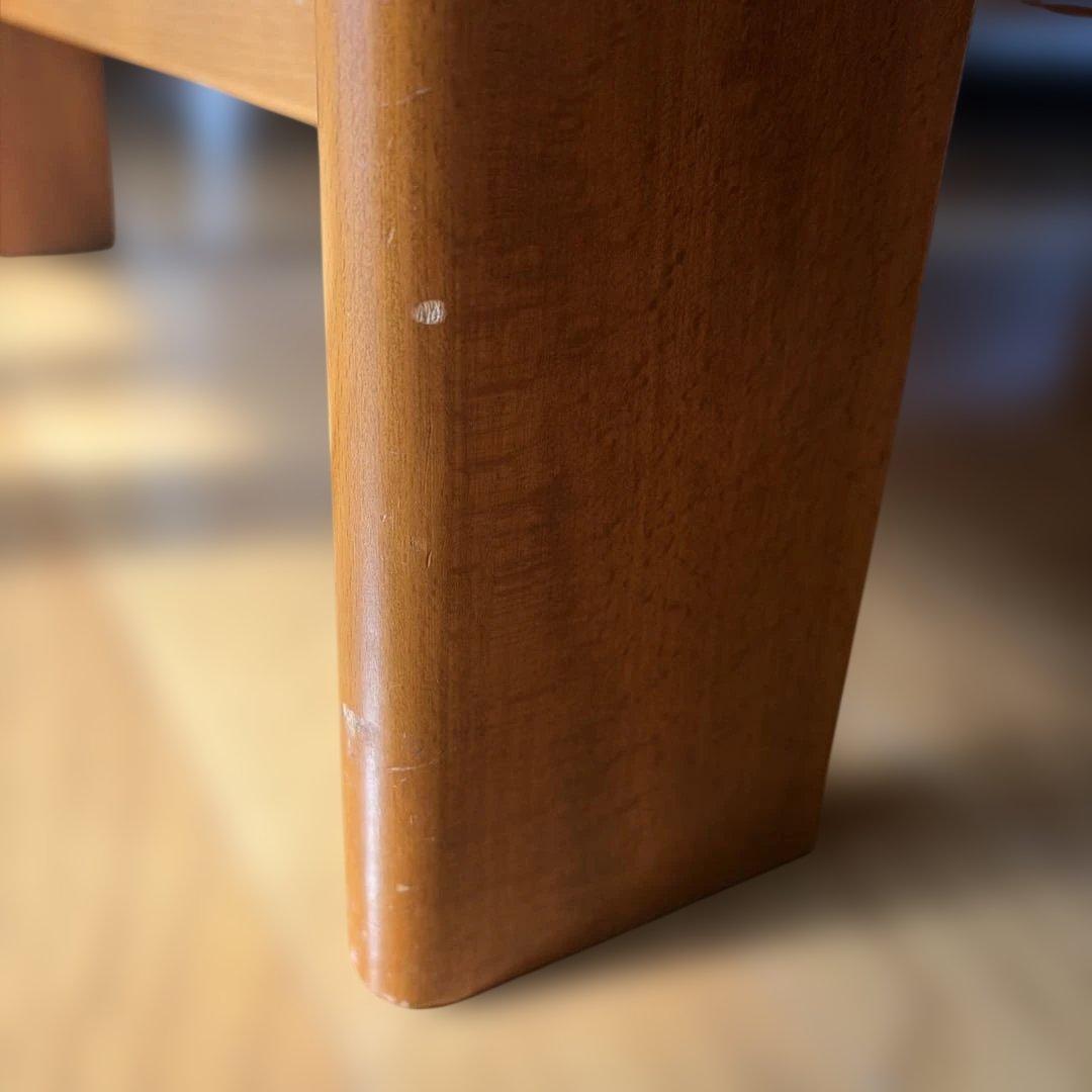 カリモク　ガラスローテーブル